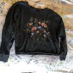 Abercrombie and Fitch navy blue sweatshirt